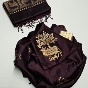 KANCHIPURAM PURE HANDLOOM SOFT SILK SAREE