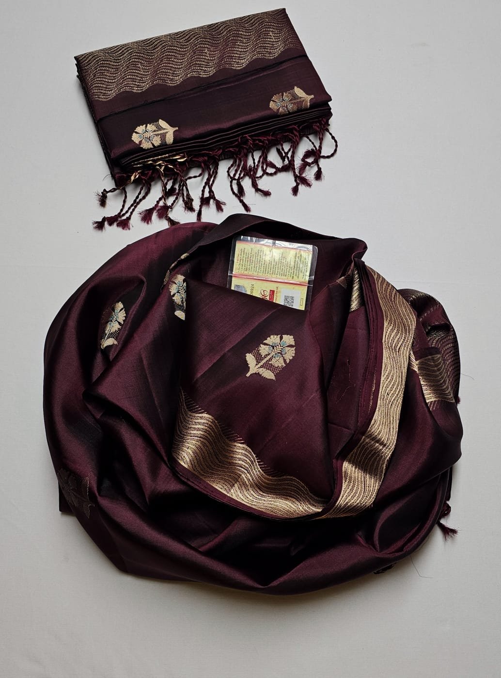 KANCHIPURAM PURE HANDLOOM SOFT SILK SAREE