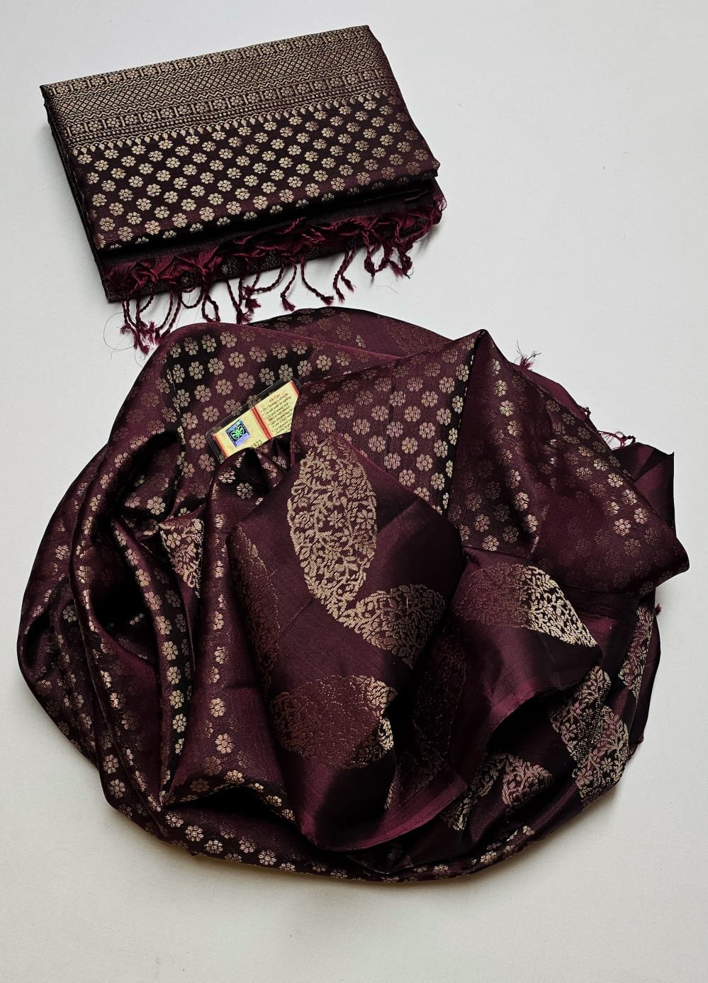 KANCHIPURAM PURE HANDLOOM SOFT SILK SAREE